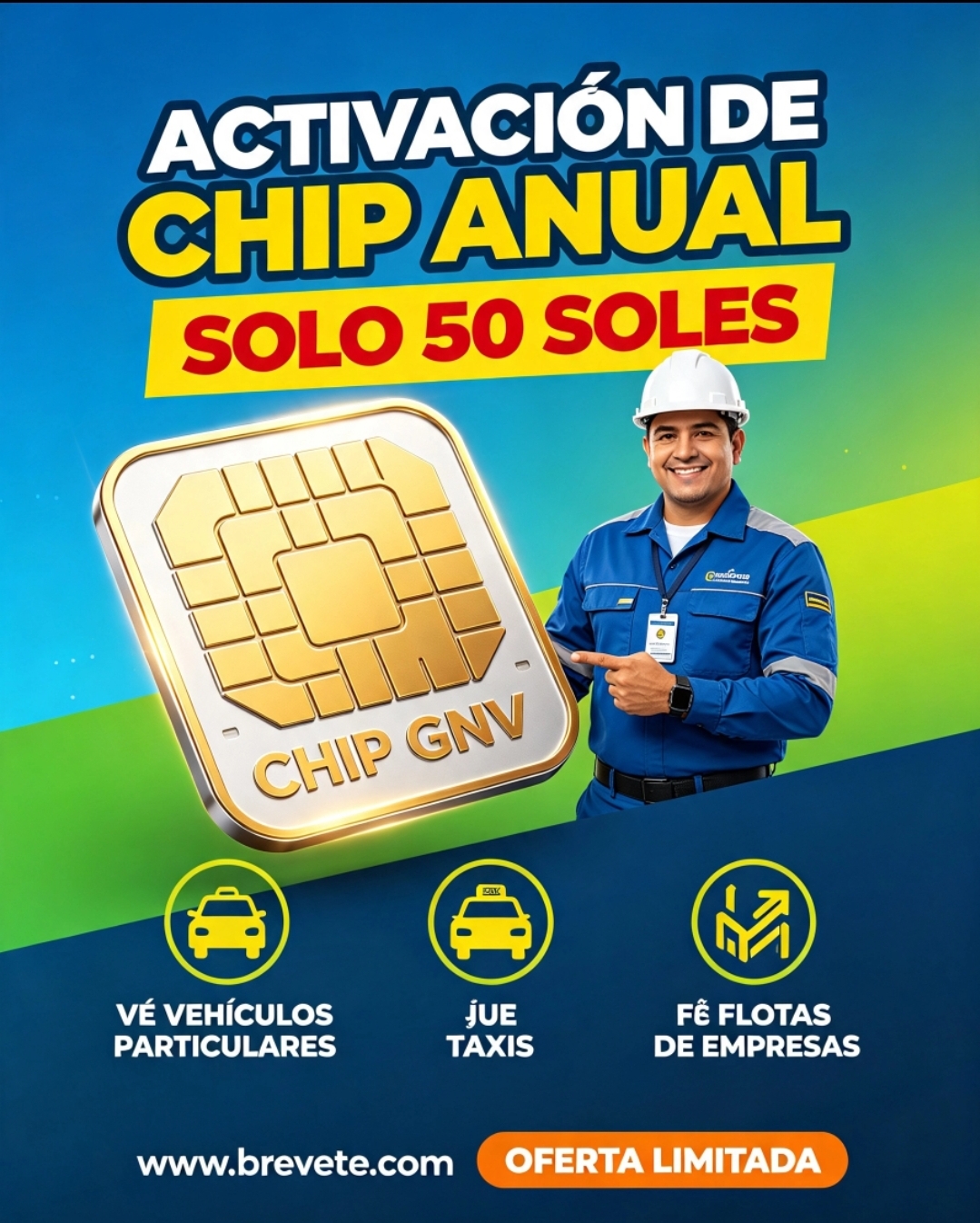 Activación chip gnv Anual